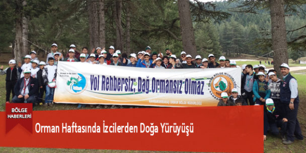 Orman Haftasında İzcilerden Doğa Yürüyüşü