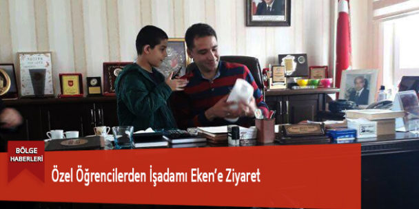 Özel Öğrencilerden İşadamı Eken’e Ziyaret