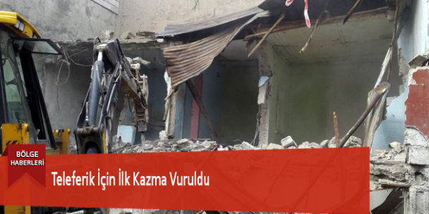 Teleferik İçin İlk Kazma Vuruldu