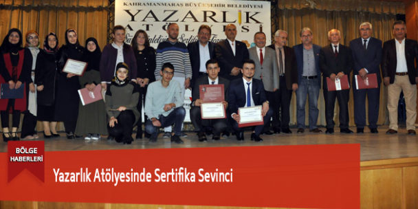 Yazarlık Atölyesinde Sertifika Sevinci