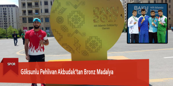 Göksunlu Pehlivan Akbudak’tan Bronz Madalya