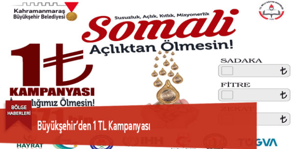 Büyükşehir’den 1 TL Kampanyası