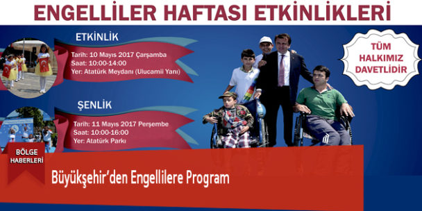 Büyükşehir’den Engellilere Program