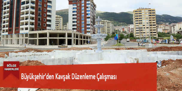 Büyükşehir’den Kavşak Düzenleme Çalışması