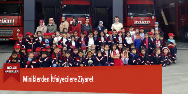 Miniklerden İtfaiyecilere Ziyaret