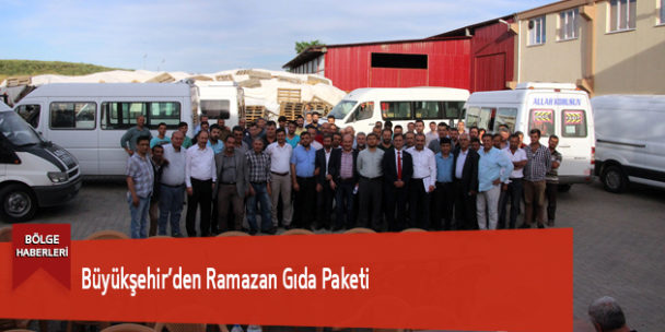 Büyükşehir’den Ramazan Gıda Paketi