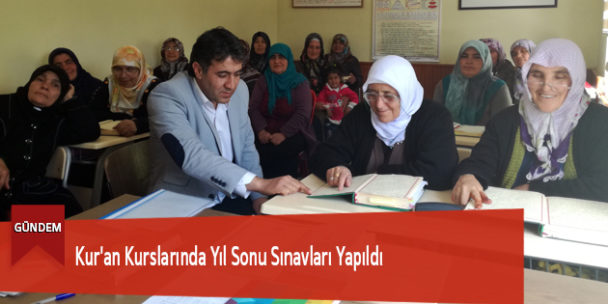 Kur’an Kurslarında Yıl Sonu Sınavları Yapıldı