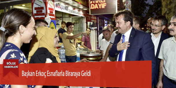 Başkan Erkoç Esnaflarla Biraraya Geldi