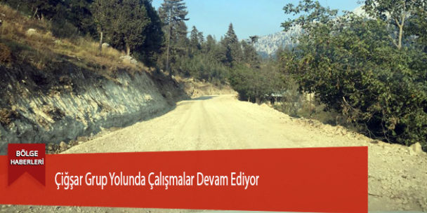 Çiğşar Grup Yolunda Çalışmalar Devam Ediyor