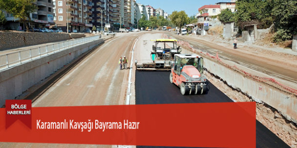 Karamanlı Kavşağı Bayrama Hazır