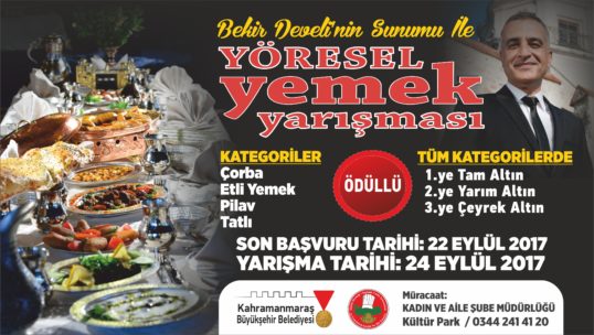 Büyükşehir’den Yöresel Yemek Yarışması