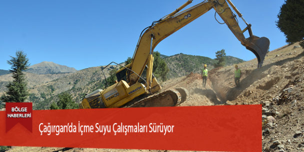 Çağırgan’da İçme Suyu Çalışmaları Sürüyor