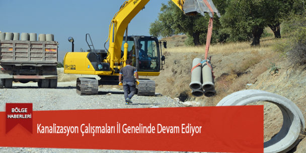 Kanalizasyon Çalışmaları İl Genelinde Devam Ediyor