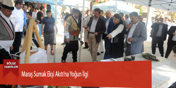 Maraş Sumak Ekşi Akıtı’na Yoğun İlgi