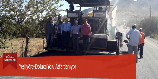 Yeşilyöre-Doluca Yolu Asfaltlanıyor