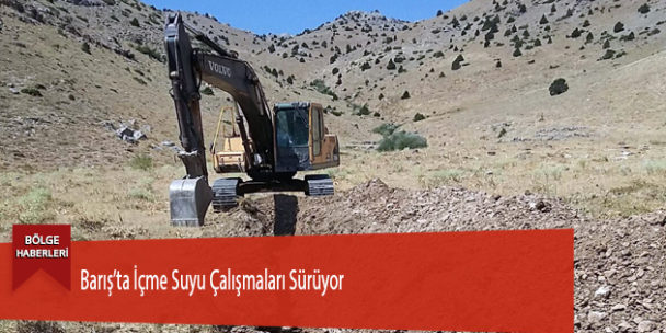 Barış’ta İçme Suyu Çalışmaları Sürüyor