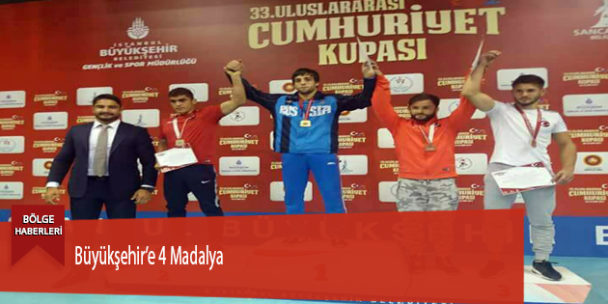 Büyükşehir’e 4 Madalya
