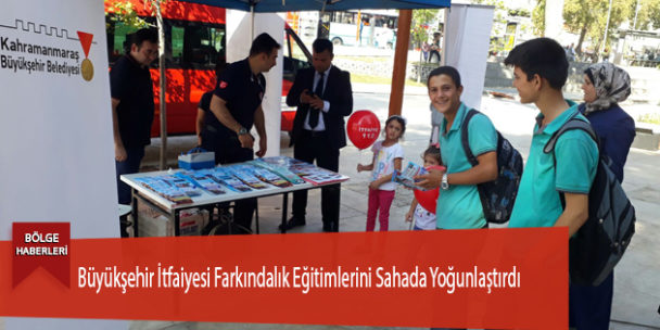 Büyükşehir İtfaiyesi Farkındalık Eğitimlerini Sahada Yoğunlaştırdı