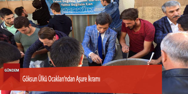 Göksun Ülkü Ocakları’ndan Aşure İkramı