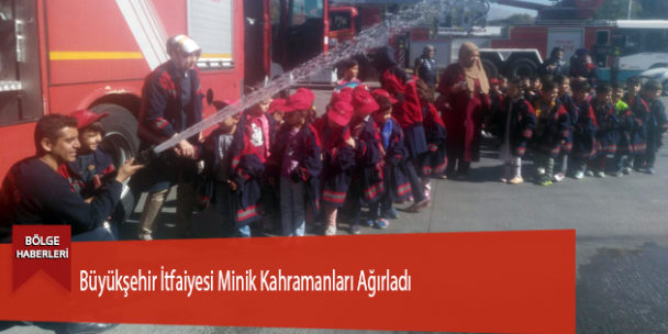 Büyükşehir İtfaiyesi Minik Kahramanları Ağırladı
