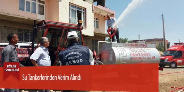 Su Tankerlerinden Verim Alındı