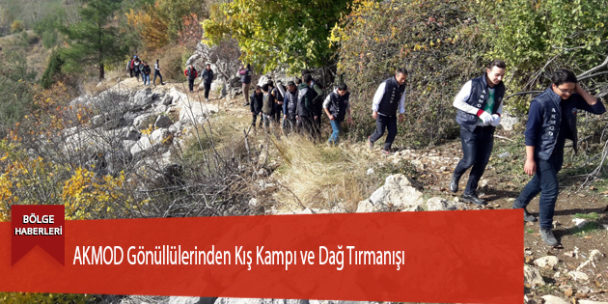 AKMOD Gönüllülerinden Kış Kampı ve Dağ Tırmanışı