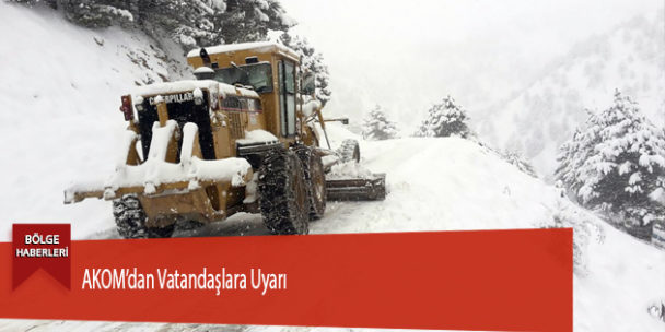 AKOM’dan Vatandaşlara Uyarı