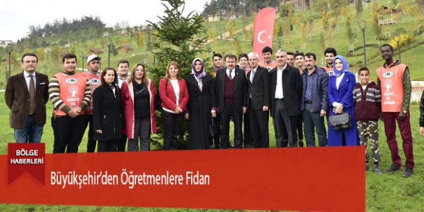 Büyükşehir’den Öğretmenlere Fidan
