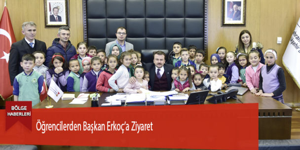 Öğrencilerden Başkan Erkoç’a Ziyaret
