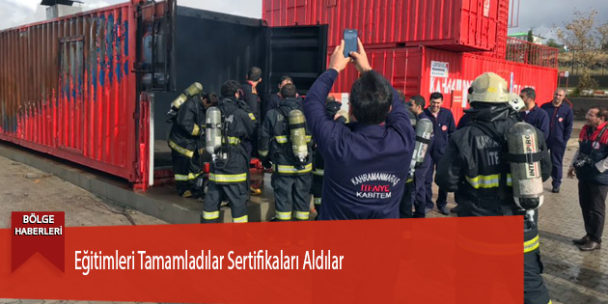 Eğitimleri Tamamladılar Sertifikaları Aldılar
