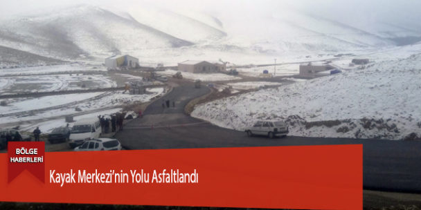 Kayak Merkezi’nin Yolu Asfaltlandı