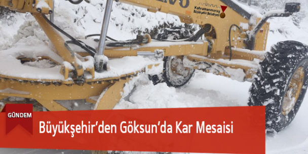 Büyükşehir’den Kar Mesaisi