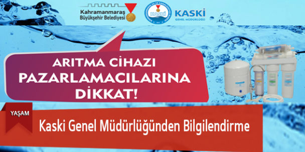 Arıtma Cihazı Pazarlamacılarına Dikkat