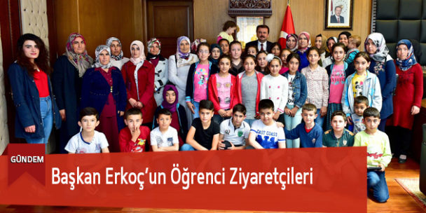 Başkan Erkoç’un Öğrenci Ziyaretçileri