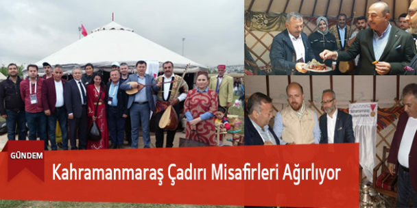 Kahramanmaraş Çadırı Misafirleri Ağırlıyor