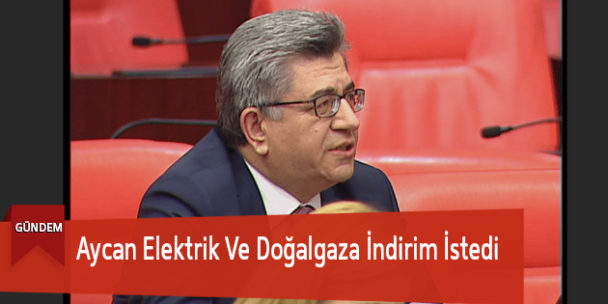 Aycan Elektrik Ve Doğalgaza İndirim İstedi