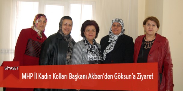 MHP İl Kadın Kolları Başkanı Akben’den Göksun’a Ziyaret