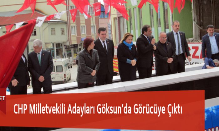 CHP Milletvekili Adayları Göksun’da Görücüye Çıktı