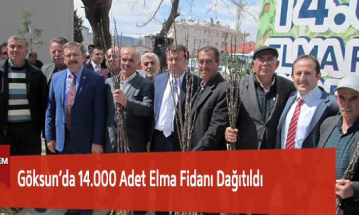 Göksun’da 14.000 Adet Elma Fidanı Dağıtıldı