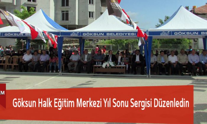Göksun Halk Eğitim Merkezi Yıl Sonu Sergisi Düzenledi