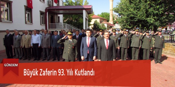 Büyük Zaferin 93. Yılı Kutlandı