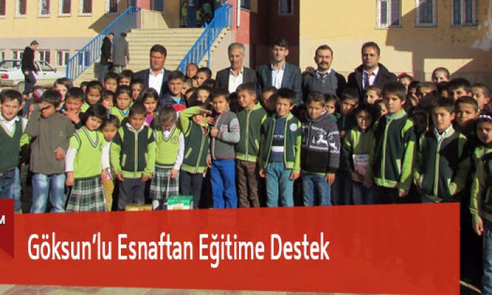 Göksun’lu Esnaftan Eğitime Destek