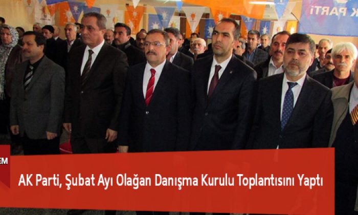 AK Parti, Şubat Ayı Olağan Danışma Kurulu Toplantısını Yaptı