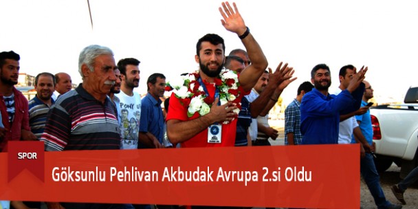 Göksunlu Pehlivan Akbudak Avrupa 2.si Oldu