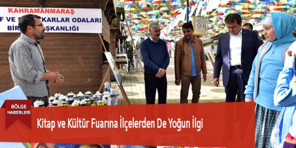 Kitap ve Kültür Fuarına İlçelerden De Yoğun İlgi