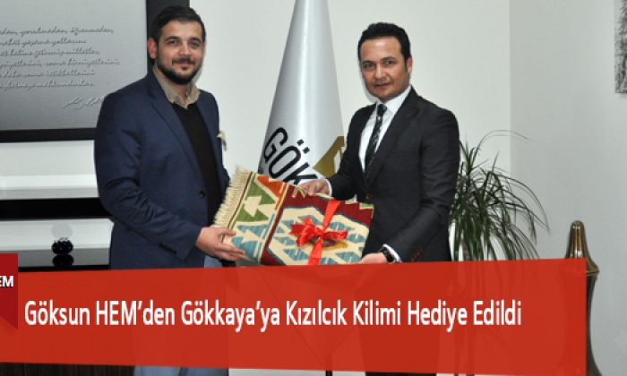 Göksun HEM’den Gökkaya’ya Kızılcık Kilimi Hediye Edildi
