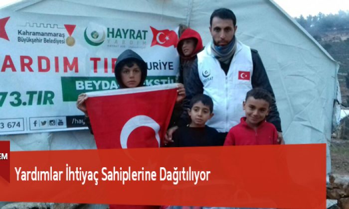 Yardımlar İhtiyaç Sahiplerine Dağıtılıyor