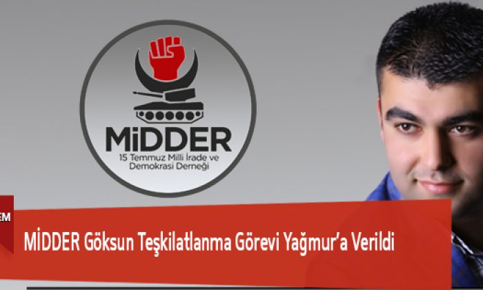 MİDDER Göksun Teşkilatlanma Görevi Yağmur’a Verildi