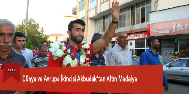 Dünya ve Avrupa İkincisi Akbudak’tan Altın Madalya