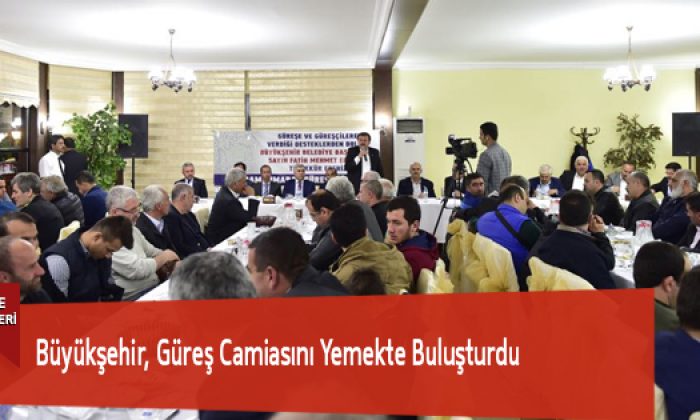 Büyükşehir, Güreş Camiasını Yemekte Buluşturdu